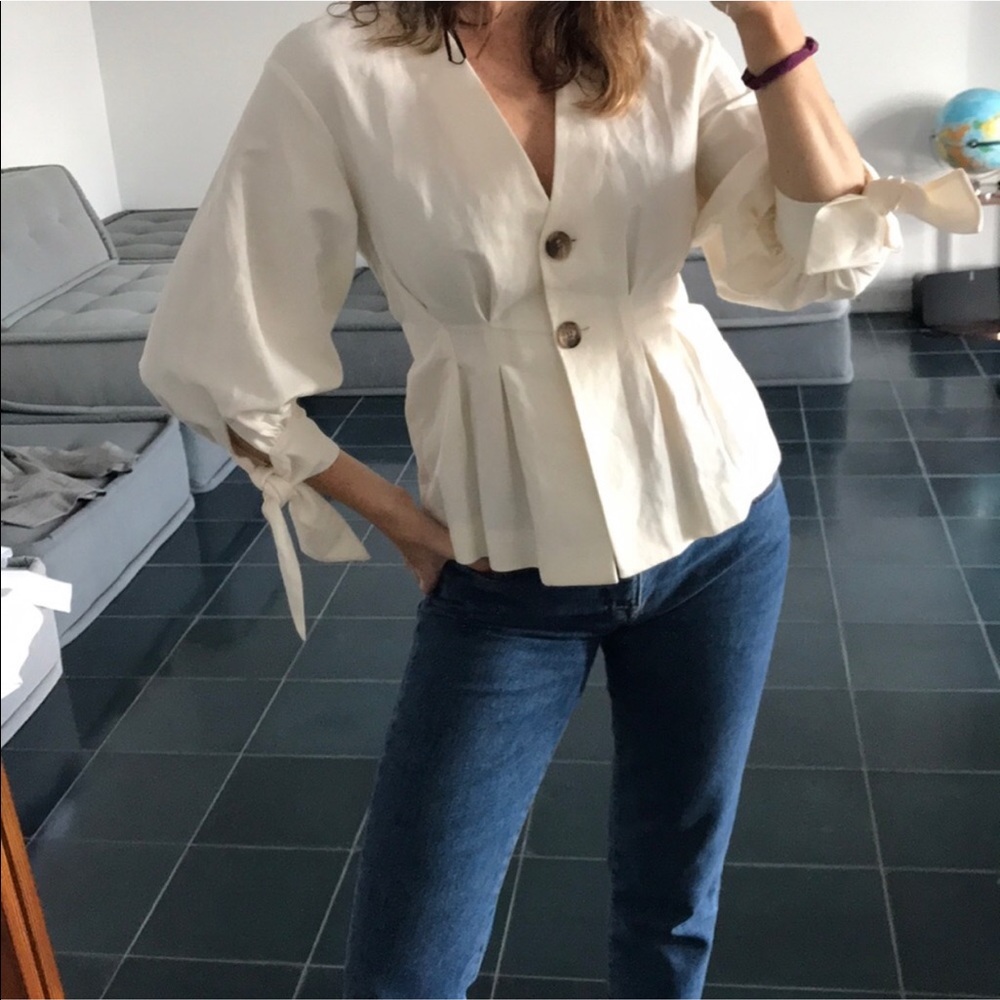 Zara Button Up Blouse